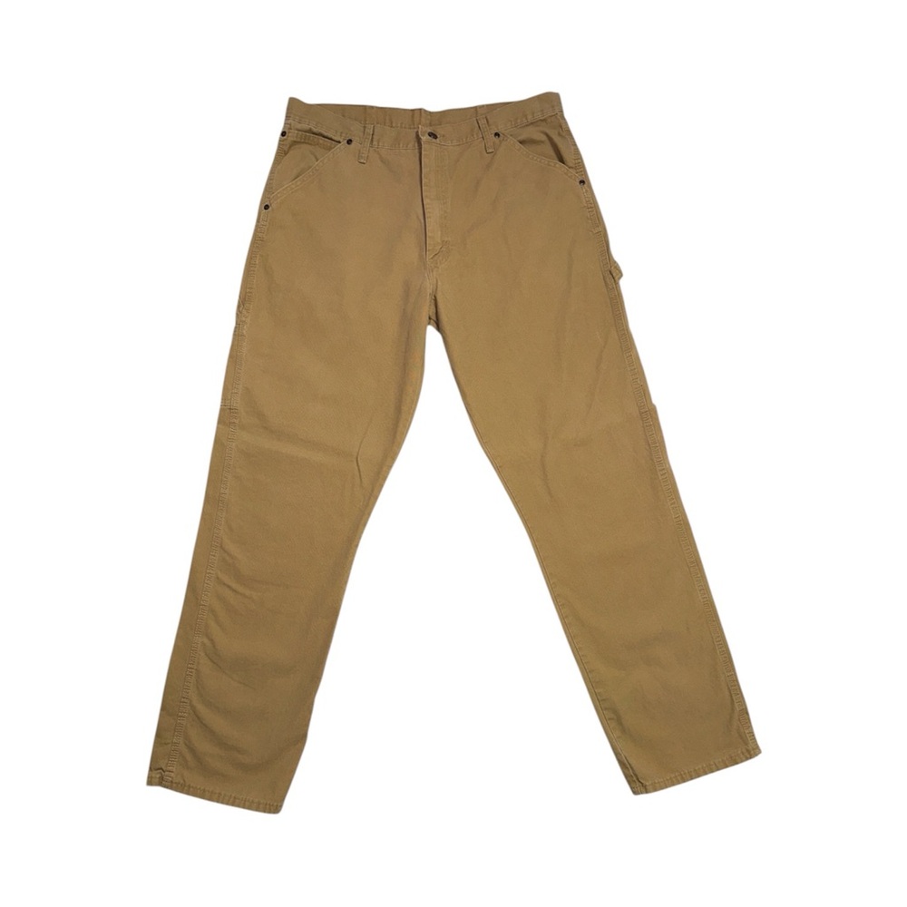 Men's Wrangler Carpenter Jeans 36X34 Khaki